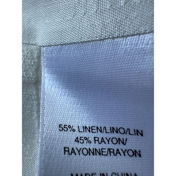 Anne Klein Linen Blend lined -Ivory Dress Size  2 - Picture 12 of 12